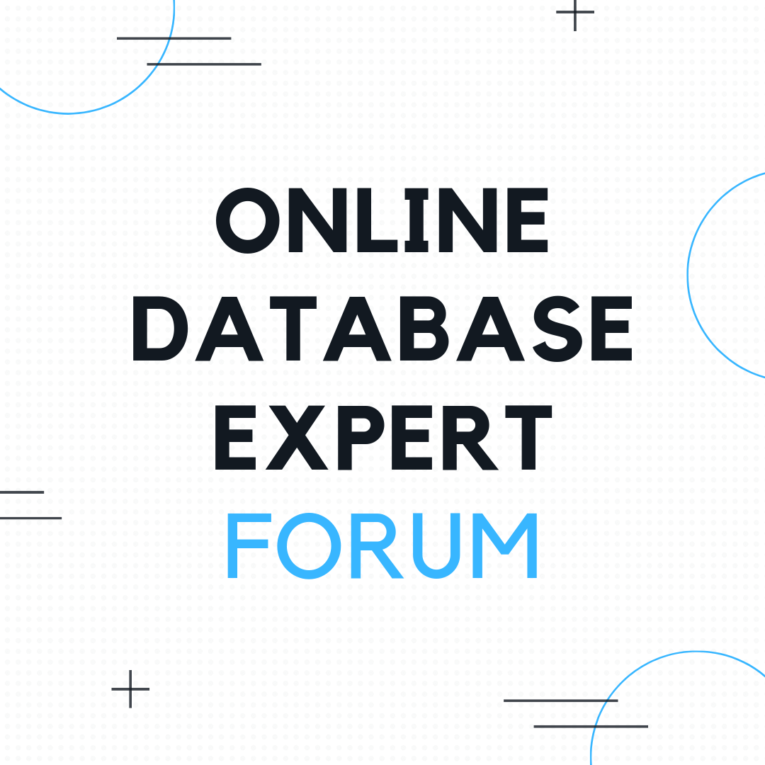 Online Database Expert Forum bold | BuiltOnAir
